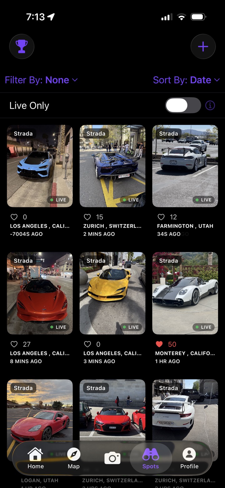 Spot feed grid